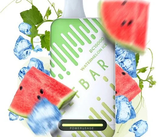 Е-сигарета ELF BAR 5% 15000 тяг, Льодяний Кавун - фото № 1