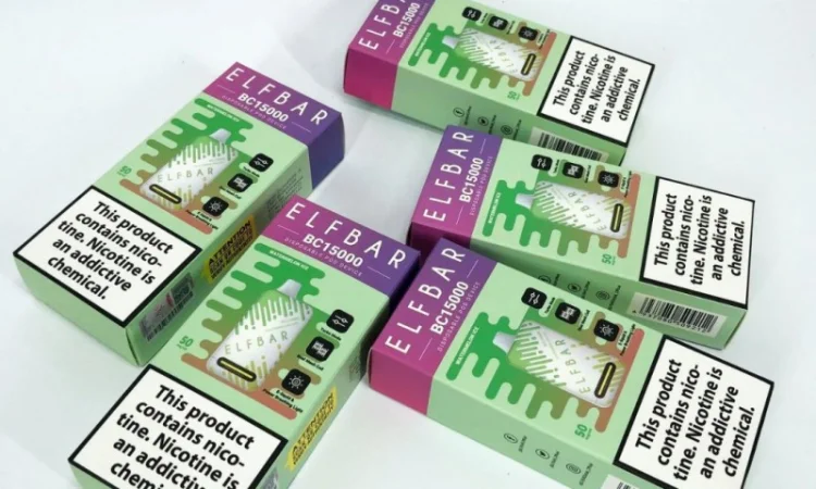 Е-сигарета ELF BAR 5% 15000 тяг, Льодяний Кавун - фото № 5