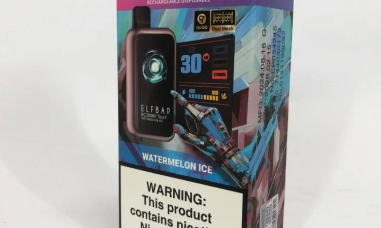 Сенсорна сигарета ELFBAR ВС 20000 тяг • Кавун з Льодом • - фото № 2