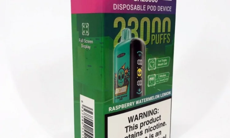 Електрона сигарета ELF BAR GH 5% 23000 тяг, Малина Кавун Лимон - фото № 3