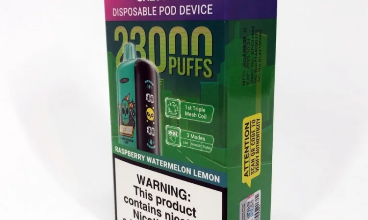 Електрона сигарета ELF BAR GH 5% 23000 тяг, Малина Кавун Лимон - фото № 6