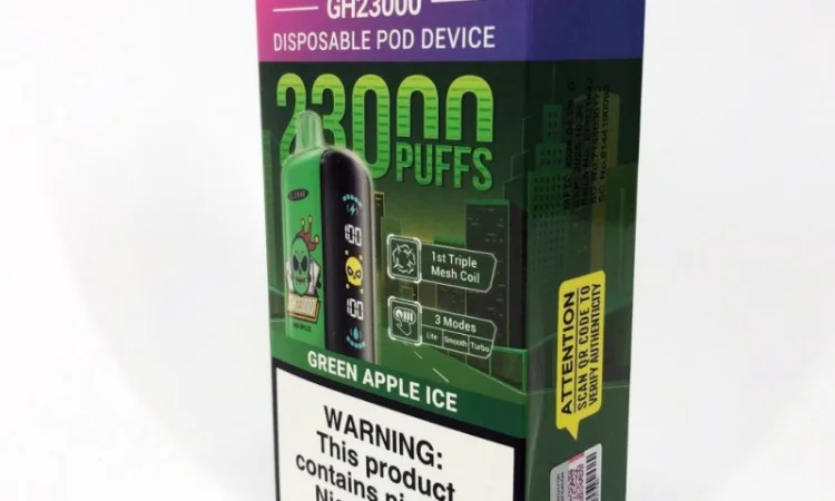 Електрона сигарета ELF BAR GH 5% 23000 тяг, Льодяне Зелене Яблуко - фото № 2