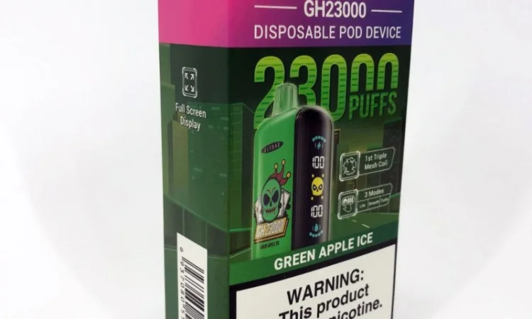 Електрона сигарета ELF BAR GH 5% 23000 тяг, Льодяне Зелене Яблуко - фото № 5