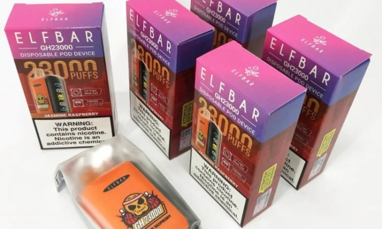 ПОД система ELF BAR GH 5% 23000 тяг, Жасмин Малина - фото № 5