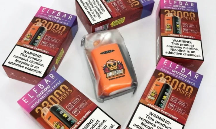 ПОД система ELF BAR GH 5% 23000 тяг, Жасмин Малина - фото № 6