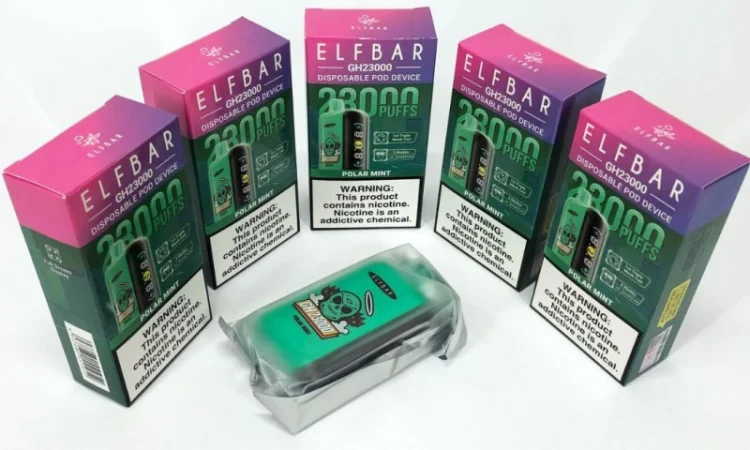 POD система ELF BAR 5% 23000 тяг, Полярна Мята - фото № 4