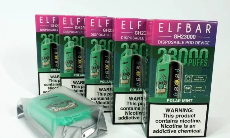 POD система ELF BAR 5% 23000 тяг, Полярна Мята - фото № 7