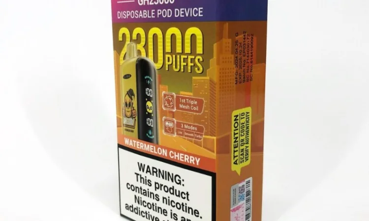 Кавун Вишня ••• Сигарета ELF BAR 23000 тяг 5% - фото № 2