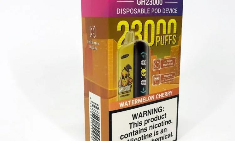 Кавун Вишня ••• Сигарета ELF BAR 23000 тяг 5% - фото № 3