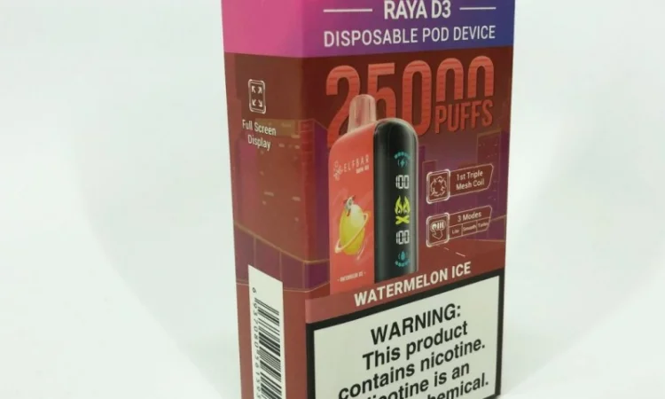 POD система ELF BAR Raya 25000 тяг, (Льодяний Кавун) - фото № 1