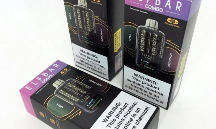 Електронка ELFBAR Combo 25000 тяг. Перемикання смаків:Яблуко<=>Соковитий Персик - фото № 4