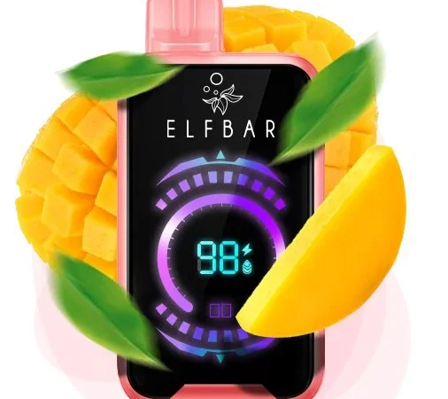 Електрона сигарета ElfBar Raya 20000 тяг •Манго• - фото № 1