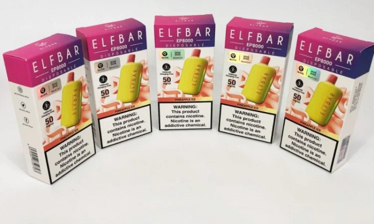 ПОД-система Elf Bar EP 8000 тяг, 5% :::Ананас з льодом - фото № 2