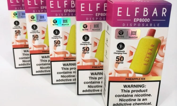 ПОД-система Elf Bar EP 8000 тяг, 5% :::Ананас з льодом - фото № 3