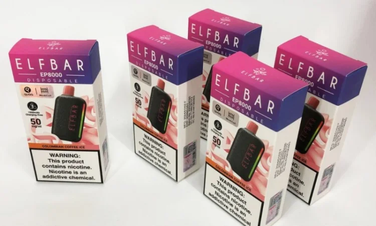 ПОД-система Elf Bar EP 8000 тяг, 5%:::Колумбійська кава з льодом - фото № 2