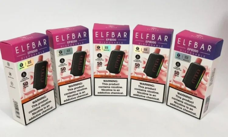 ПОД-система Elf Bar EP 8000 тяг, 5%:::Колумбійська кава з льодом - фото № 3