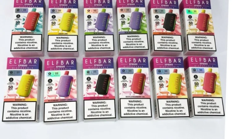 ПОД-система Elf Bar EP 8000 тяг, 5%:::Колумбійська кава з льодом - фото № 4