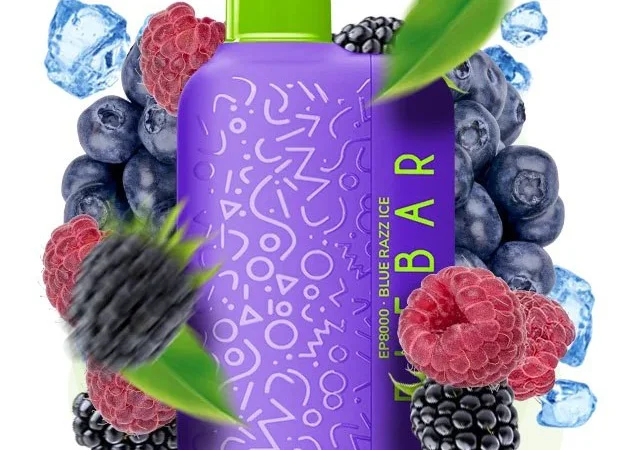 Електрона сигарета Elf Bar EP 8000 тяг, 5%:::Синя Малина з Лимонадом - фото № 1