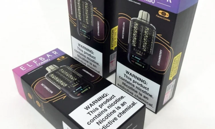 Електронка ELFBAR Combo 25000 тяг. Перемикання смаків:Кавун<=>Полуниця - фото № 3