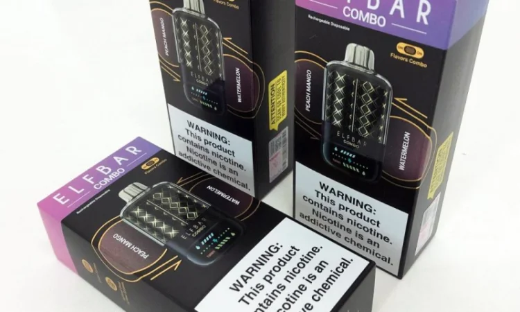Електронка ELFBAR Combo 25000 тяг. Перемикання смаків:Персик-Манго<=>Кавун - фото № 2
