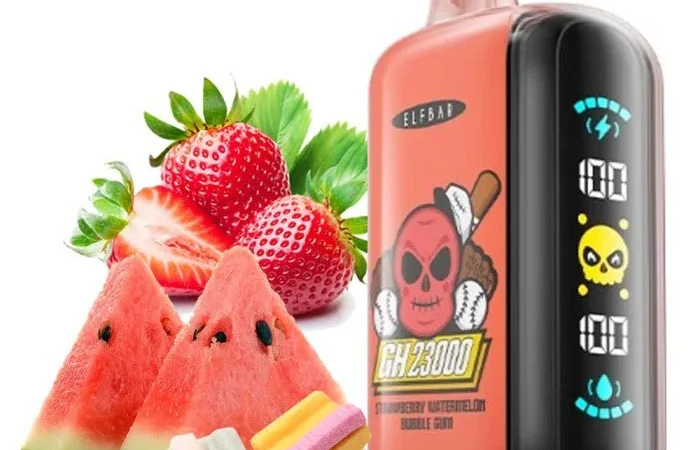 Електрона сигарета ELFBAR GH 5% на 23000 тяг (Полунично-Кавунова жувальна гумка) - фото № 1