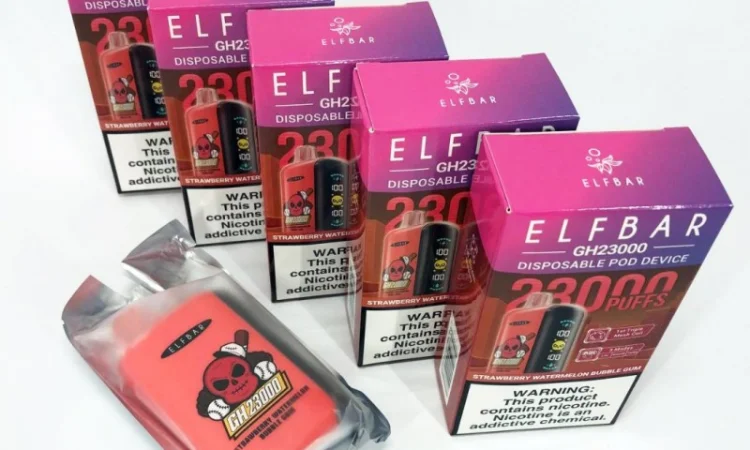 Електрона сигарета ELFBAR GH 5% на 23000 тяг (Полунично-Кавунова жувальна гумка) - фото № 3