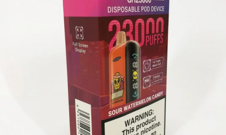 POD система ELF BAR 23000 тяг 5%, Кислі кавунові цукерки - фото № 4