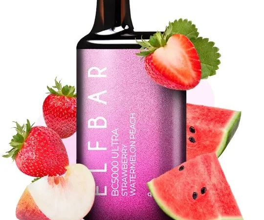 Сигарета Elf Bar BC5000 Ultra • Полуниця • Кавун • Персик • - фото № 1