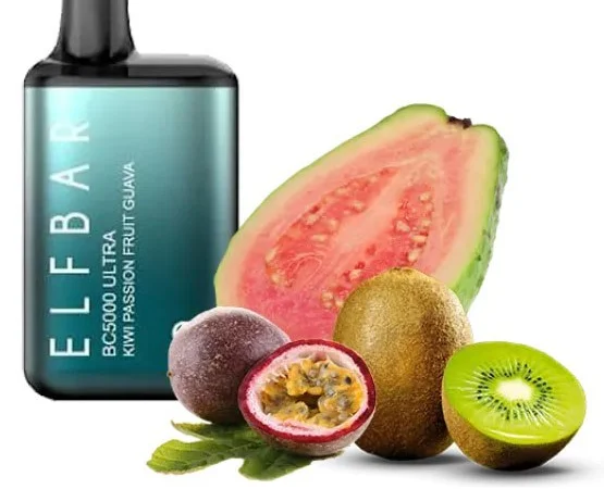 Сигарета Elf Bar BC5000 Ultra • Ківі • Маракуя • Гуава • - фото № 1