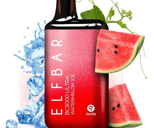 Електрона Сигарета Elf Bar BC5000 Ultra • Кавун з льодом • - фото № 1