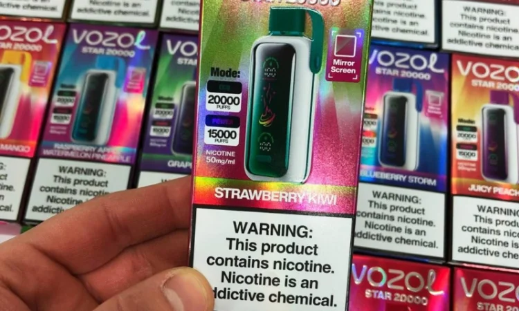 Сигарета Vozol Star 20000 тяг • Полуниця • Ківі • - фото № 3