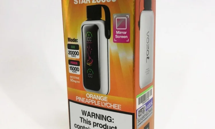 Сигарета Vozol Star 20000 тяг •Апельсин•Ананас•Лічі• - фото № 2