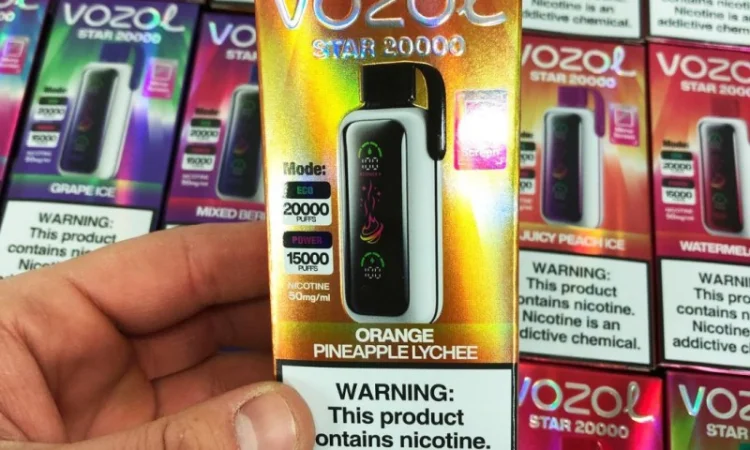 Сигарета Vozol Star 20000 тяг •Апельсин•Ананас•Лічі• - фото № 3