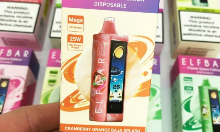 Сигарета ELFBAR Planet 25000 тяг ••• Спалах Журавлина • Апельсин • Баджо - фото № 2