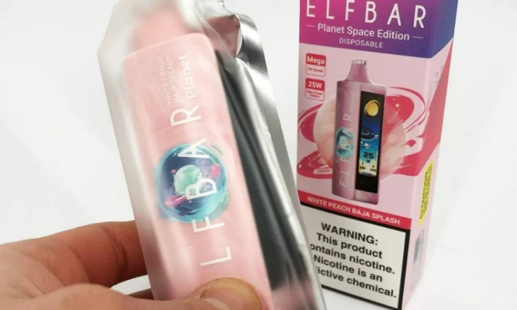 Сигарета ELFBAR Planet 25000 тяг ••• Спалах Білий персик • Баха - фото № 4