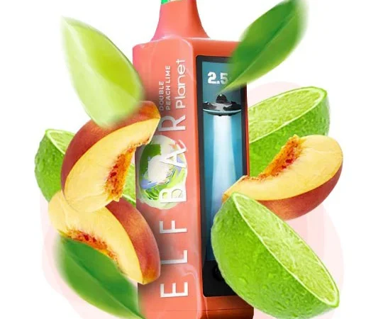 Сигарета ELFBAR Planet 25000 тяг ••• Подвіний Персик з Лаймом - фото № 1