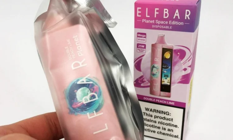 Сигарета ELFBAR Planet 25000 тяг ••• Подвіний Персик з Лаймом - фото № 3