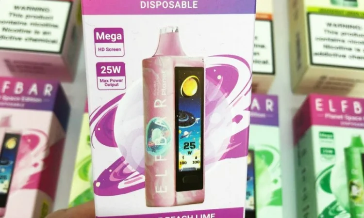 Сигарета ELFBAR Planet 25000 тяг ••• Подвіний Персик з Лаймом - фото № 4