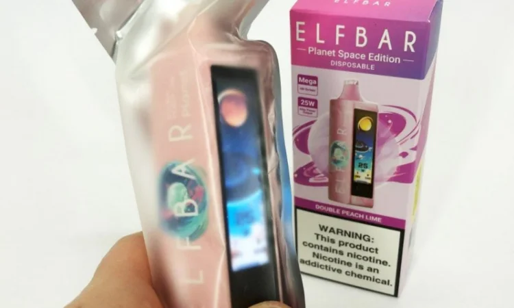 Сигарета ELFBAR Planet 25000 тяг ••• Подвіний Персик з Лаймом - фото № 5