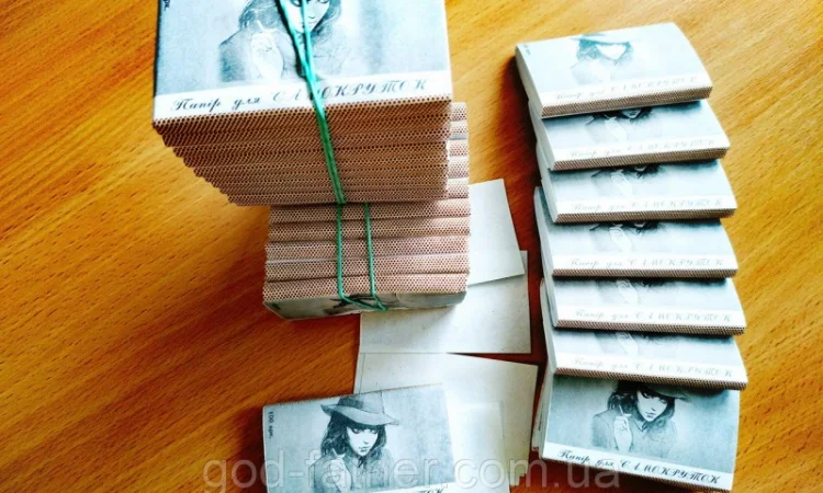 Бумага папиросная для самокруток "ЛЕДИ" Белоруссия фасовка 100листов - фото № 1