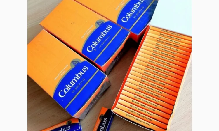 Бумага для Самокруток с клейкой лентой Columbus - фото № 1