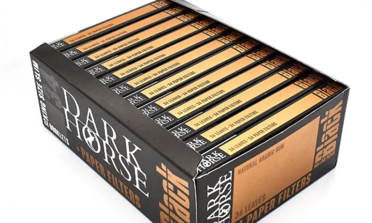 Папір для самокруток Слім Dark Horse King Size Black 2-4180 - фото № 3