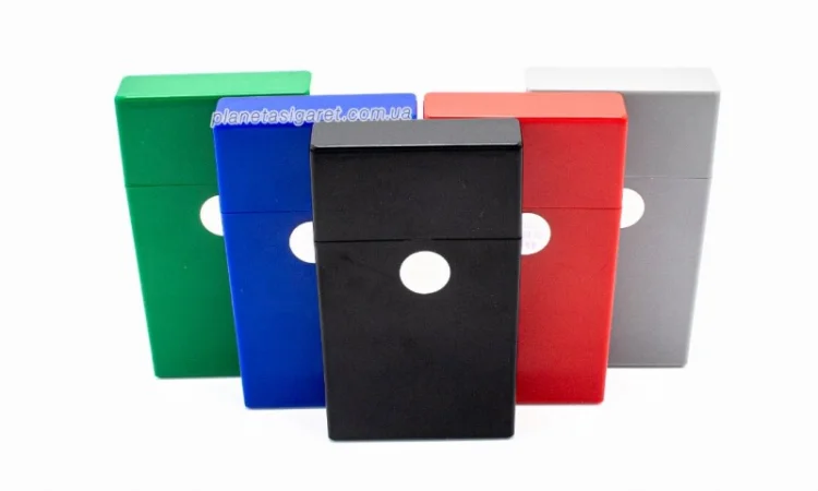 Пластиковий портсигар Слім 6-0801 - фото № 5