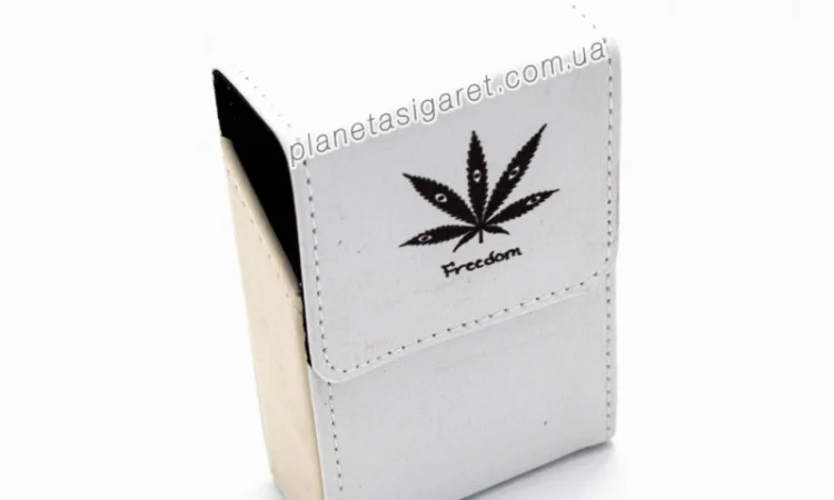 Чохол, портсигар з еко-шкіри для пачки сигарет 6-0851 - фото № 3