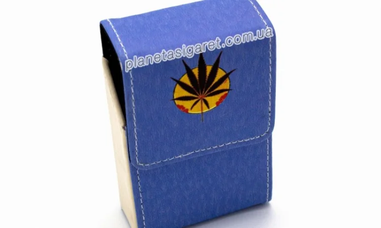Чохол, портсигар з еко-шкіри для пачки сигарет 6-0851 - фото № 4