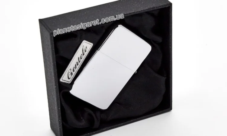 Бензинова запальничка Gentelo в подарунковій коробці 3-3043 - фото № 3