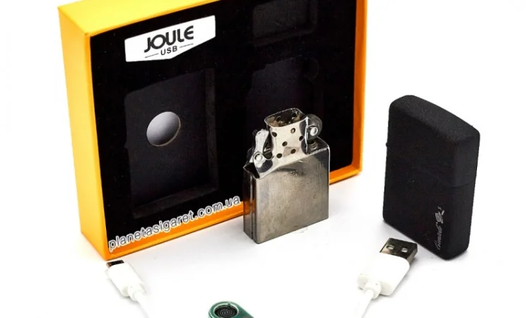 Подарунковий набір JOULE з плазмовою спіральною USB та бензиновою запальничкою 4-6519 - фото № 5
