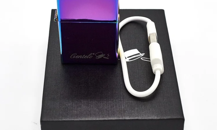 Плазмова електроімпульсна USB-запальничка Gentelo 1 у подарунковій коробці 4-7000 - фото № 4