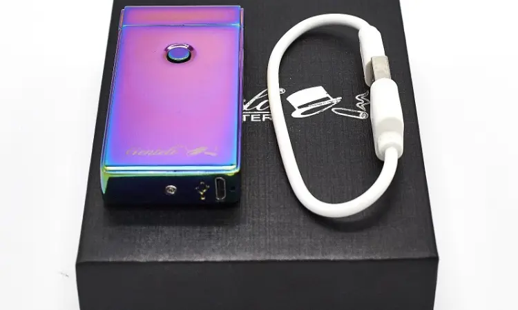 Плазмовая электроимпульсная USB-зажигалка Gentelo 2 в подарочной коробке 4-7010 - фото № 3