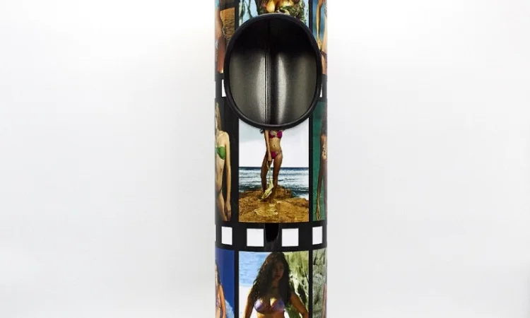 Підлогова самоочисна попільничка-урна, висока 6-1416 - фото № 1